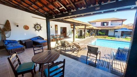 BEAUTIFUL HOUSE WITH POOL AND BARBECUE, FOOT IN THE SAND OF PRAIA RASA