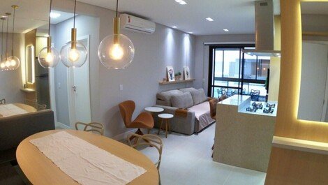 Apartamento novo para locação na praia de Palmas mobília impecável,...