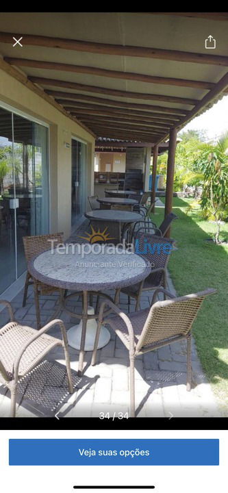 Apartamento para aluguel de temporada em Camaçari (Praia de Guarajuba)