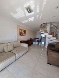 COVERAGE WITH 6 BEDROOMS, Barbecue, Swimming pool, Praia do Morro