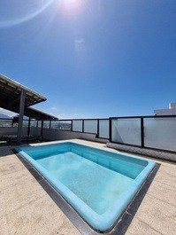 COVERAGE WITH 6 BEDROOMS, Barbecue, Swimming pool, Praia do Morro