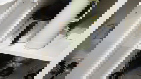 Utensílios de cozinha em todas as kitnet's 