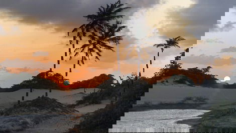 Por do sol nas dunas 