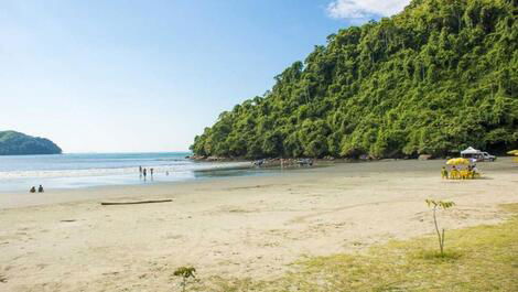 CASA A 5 MIN PRAIA DO PEREQUÊ AÇU UBATUBA 8 PESSOAS 2 QUARTOS