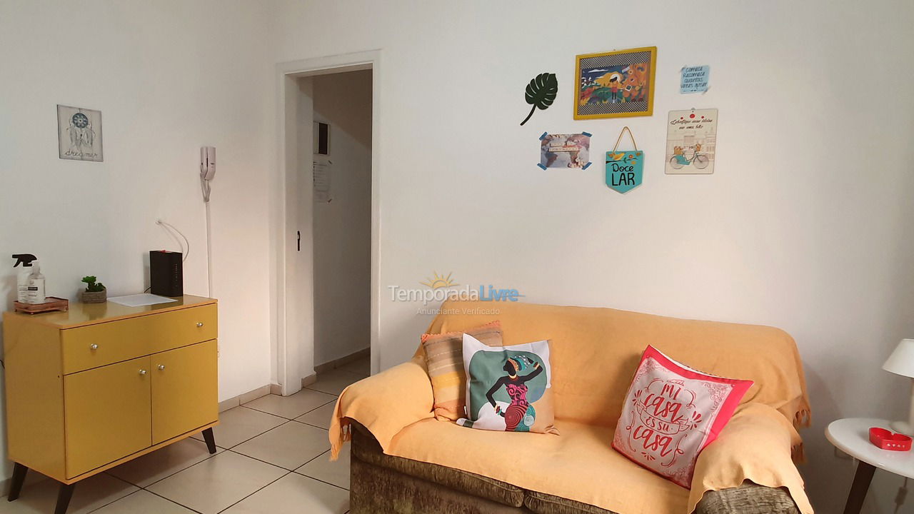 Apartment for vacation rental in Santos (Gonzaga)