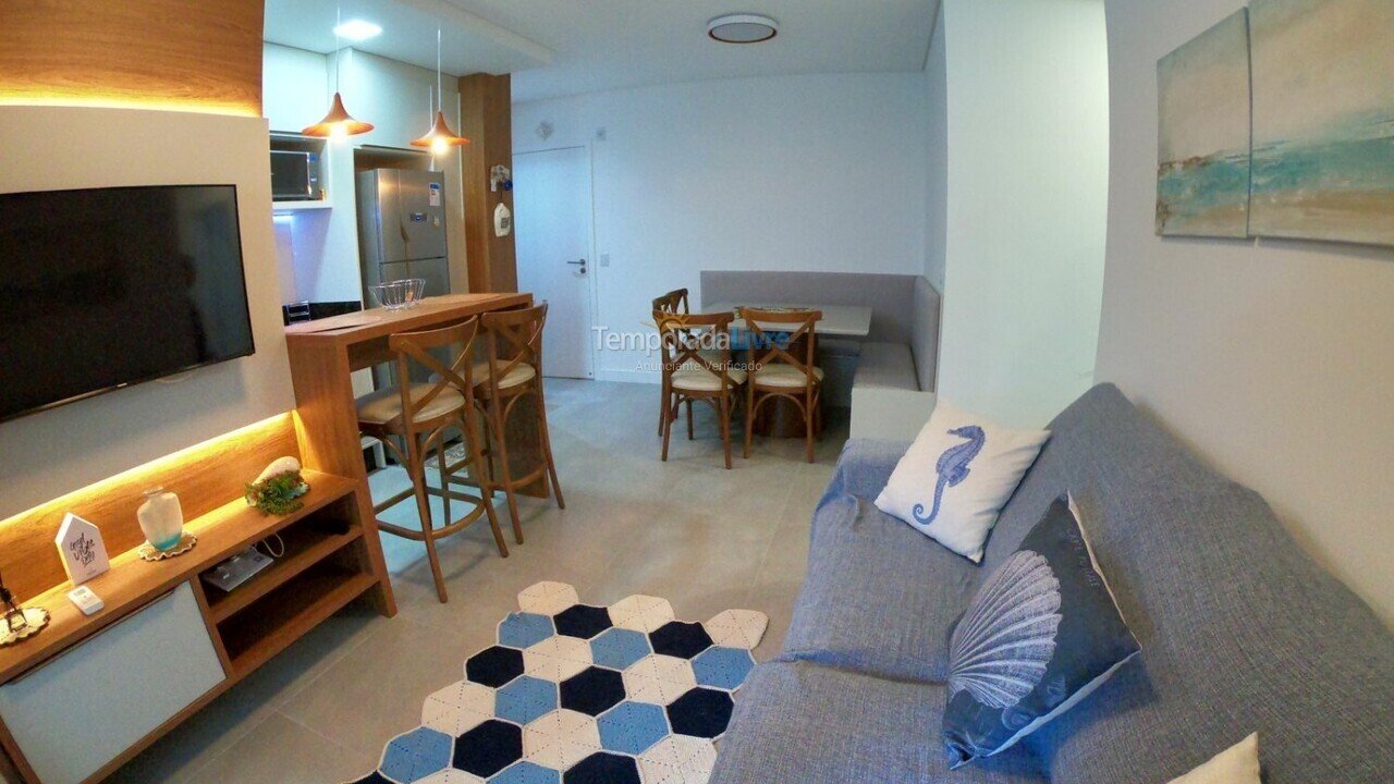 Apartment for vacation rental in Governador Celso Ramos (Palmas)