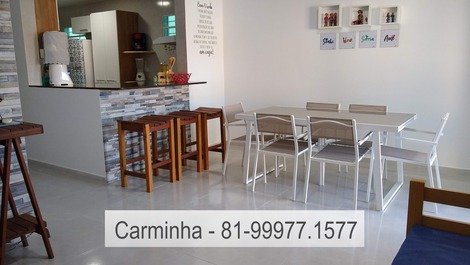 Charming ground floor apartment 150m from Praia dos Carneiros