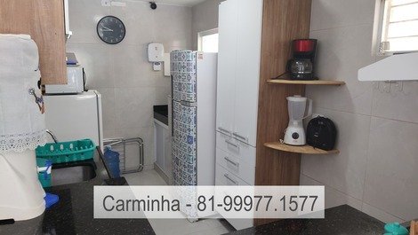 Encantador apartamento en planta baja a 150 m de Praia dos Carneiros