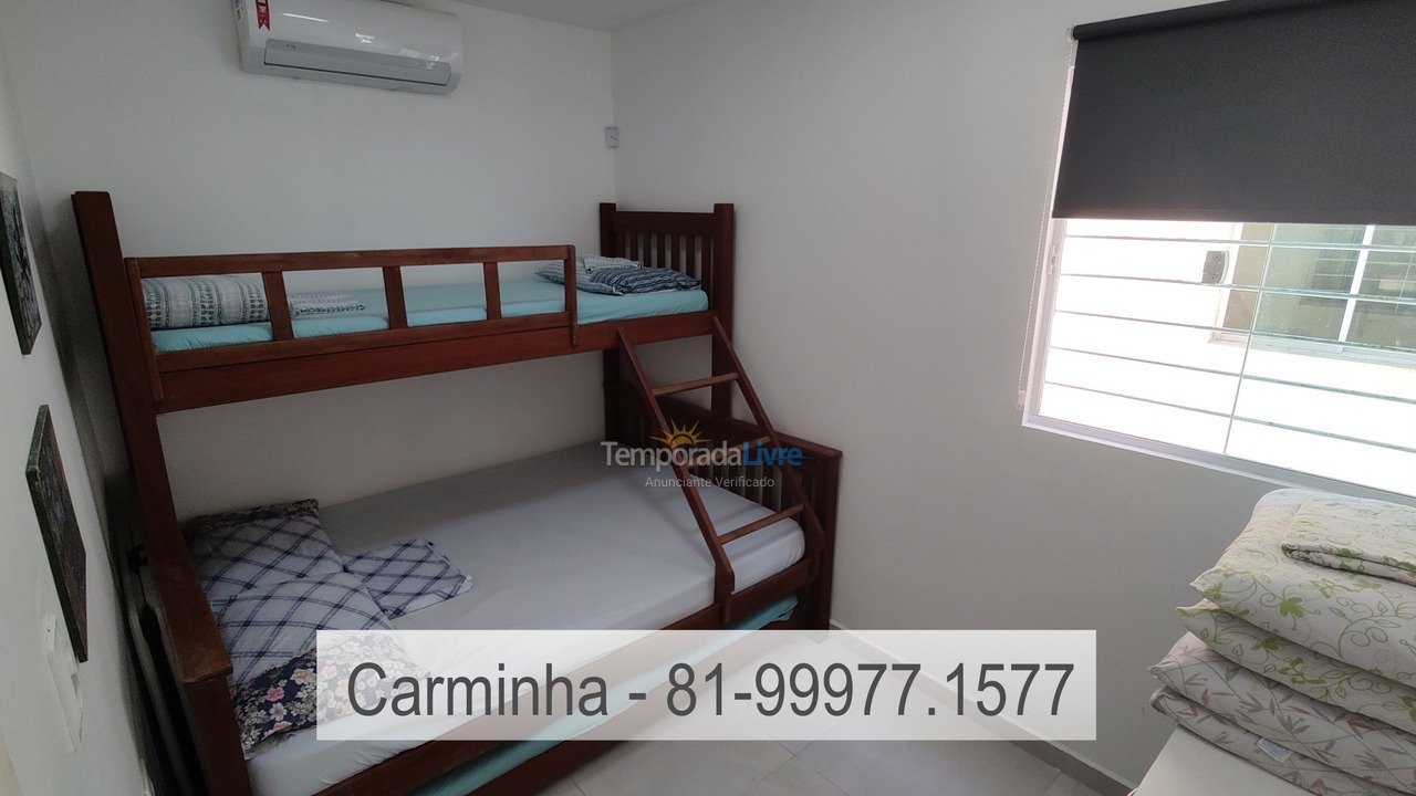 Apartamento para alquiler de vacaciones em Tamandaré (Praia dos Carneiros)