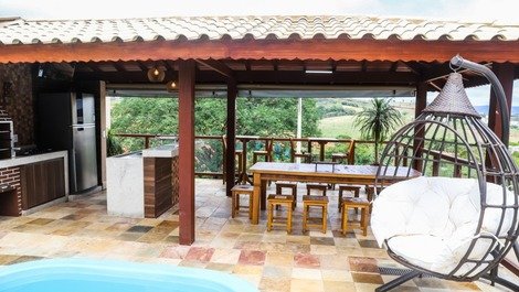 Wonderful house with pool in Capitólio-MG