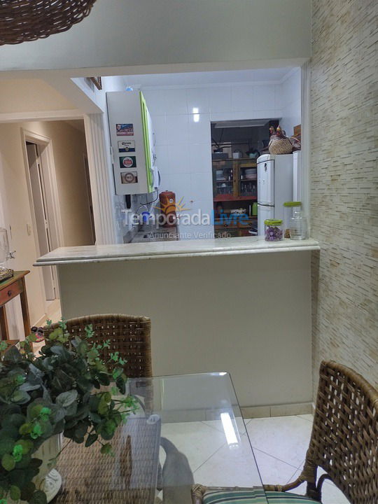 Apartamento para alquiler de vacaciones em Guarujá (Pitangueiras)