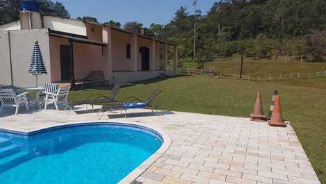 SITE IN SERRA DE CARAGUATATUBA - FIELD AND SEA - HEATED SWIMMING POOL