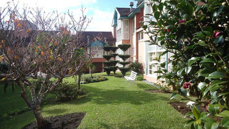 Jardim central, condomínio