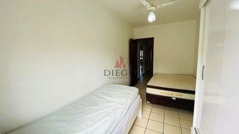 Apartamento 2 dormitórios com vista mar na praia de Bombas/Bombinhas