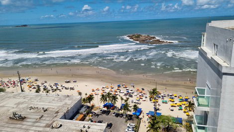 Vista de outro ângulo do solarium do edifício 