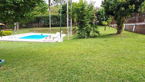 Área externa da piscina