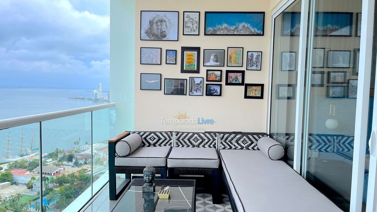 Apartamento para alquiler de vacaciones em Cartagena de Indias (Bocagrande)