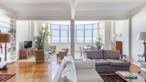 Rio130 - Exceptional apartment facing the sea in Copacabana