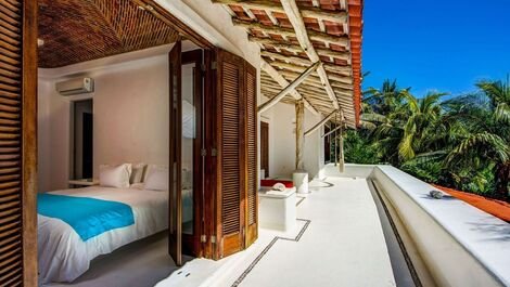 Pta005 - Beautiful tropical house on the edge of Xpu-Ha beach