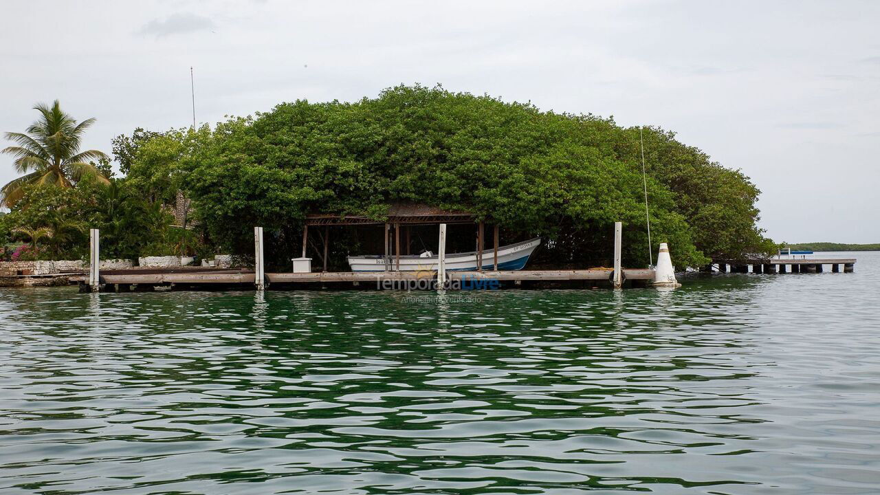 Casa para alquiler de vacaciones em Cartagena de Indias (Baru)