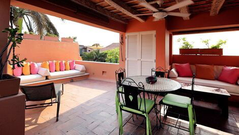 Car035 - 3 bedroom villa with beautiful sea view in Cartagena