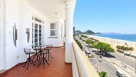Rio122 - Apartamento de 3 Quartos com Vista pro Mar em Copacabana