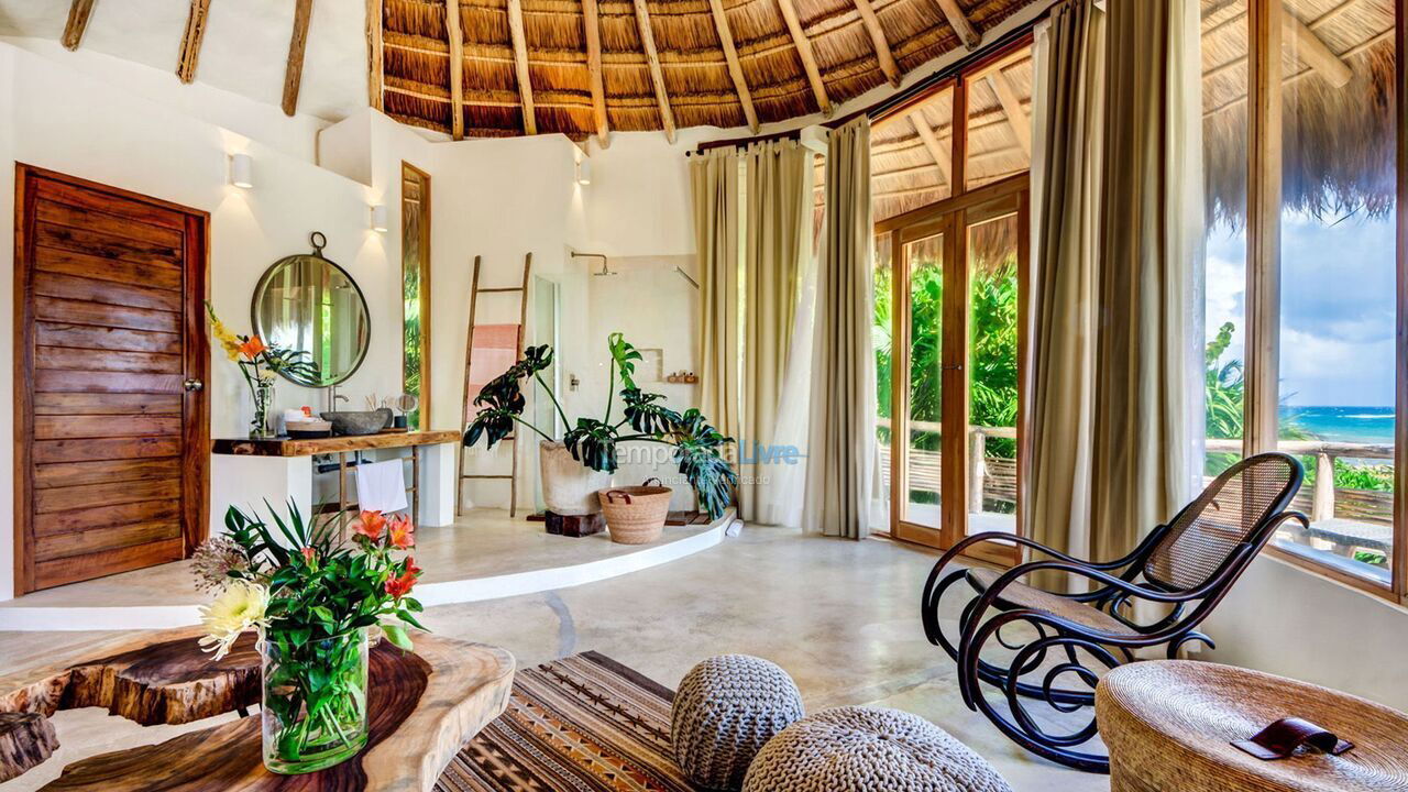 Casa para alquiler de vacaciones em Tulum (Aldea Canzul)