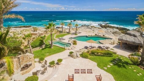 Cab019 - villa de 4 dormitorios frente al mar en Los Cabos