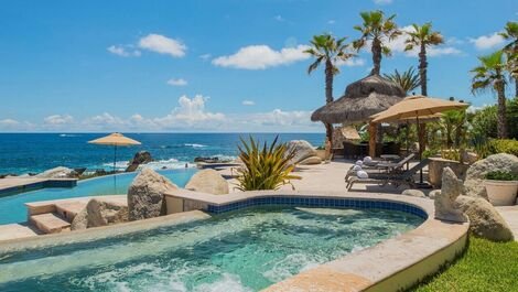 Cab019 - villa de 4 dormitorios frente al mar en Los Cabos