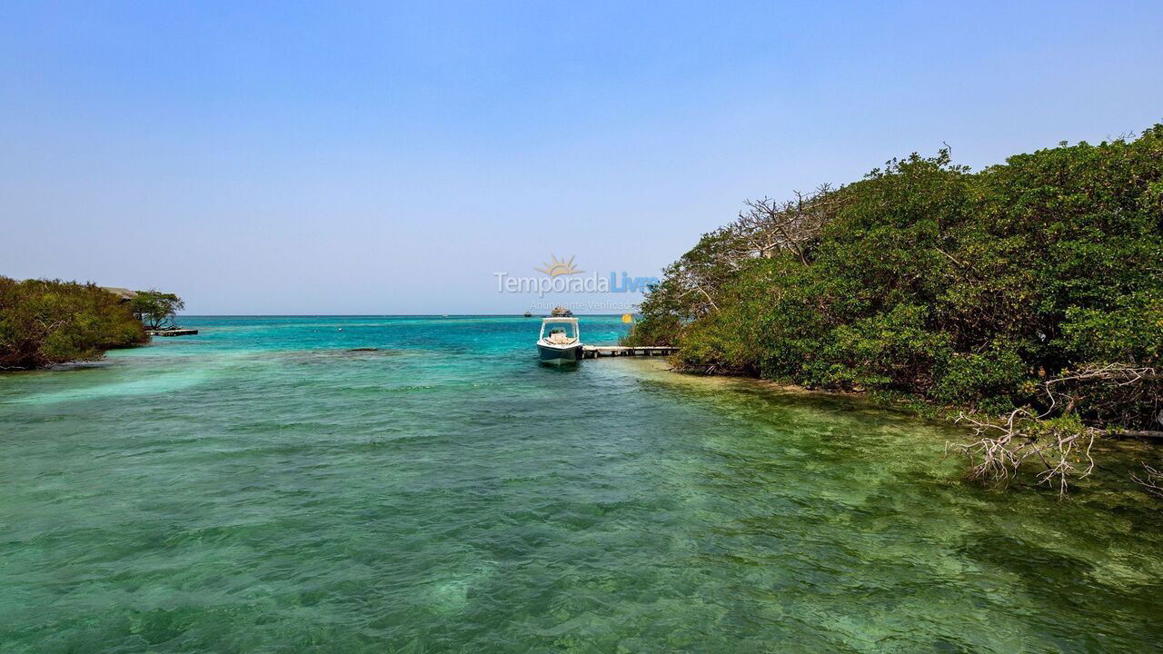 Casa para alquiler de vacaciones em Cartagena de Indias (Islas Del Rosario)