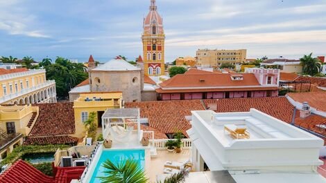 Car004 - Casa de lujo de 11 habitaciones en el centro histórico de Cartagena