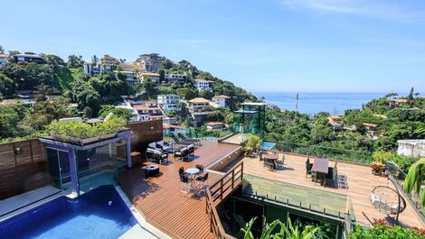 Rio 052 - Hermosa casa con espectaculares vistas al mar en Joá