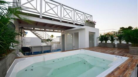Car109 - Beautiful penthouse with pool and sea view in Cart...