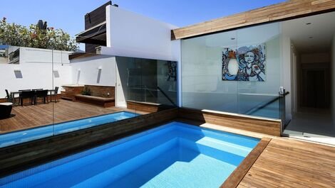 Rio110 - Penthouse in Leblon with pool