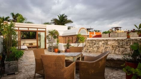 Car113 - Hermosa villa de 3 dormitorios con vista al mar en Cartagena