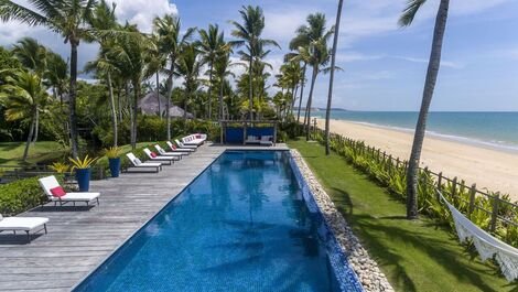 Bah002 - Hermosa casa de playa con piscina en Trancoso