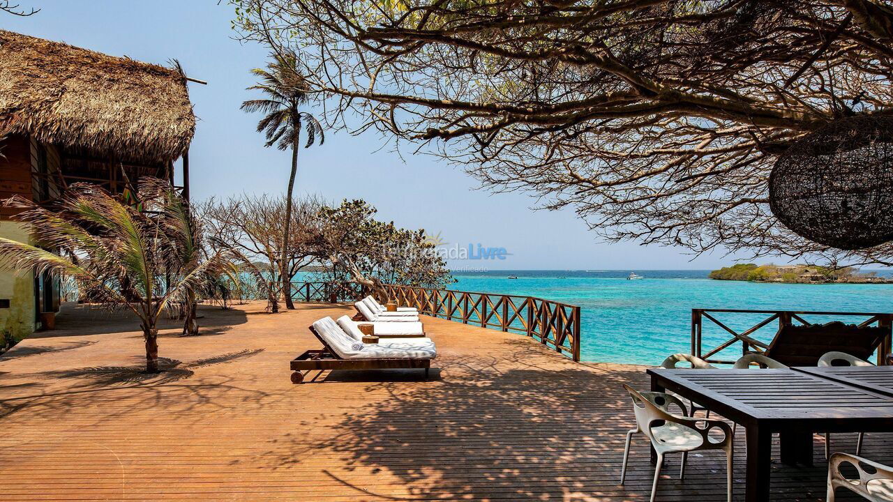 Casa para alquiler de vacaciones em Cartagena de Indias (Islas Del Rosario)