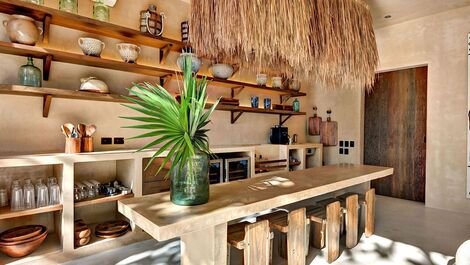 Tul034 - Magnificent house by the sea in Tulum