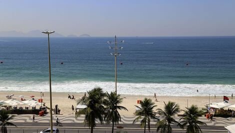 Rio032 - 3 bedroom apartment in front of Copacabana beach