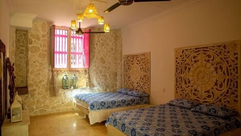 Car101 - Encantadora villa colonial de 8 habitaciones en Cartagena