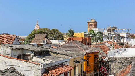 Car006 - Beautiful house in the historic center of Cartagena