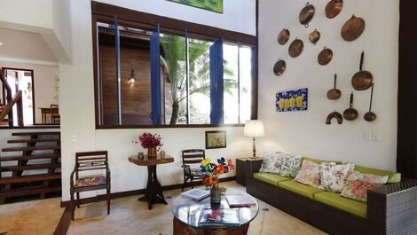 Bah165 - Casa de praia com 6 quartos em Itacaré