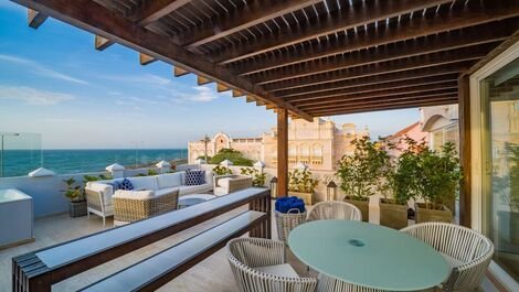 Car033 - Hermosa villa con vista al mar caribe en Cartagena