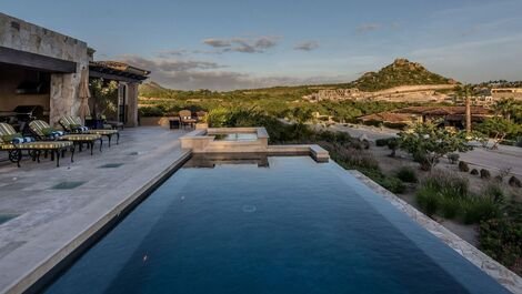 Cab013 - Magnífica villa com piscina infinita em Los Cabos