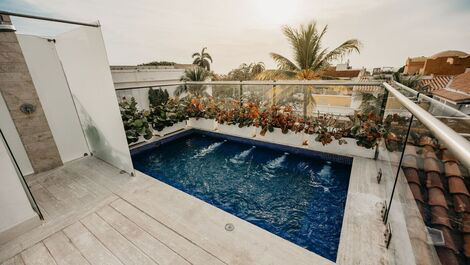Car110 - Beautiful penthouse in the Historic Center of Cartagena