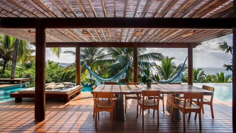Bah153 - Beach house with beautiful views in Itacaré