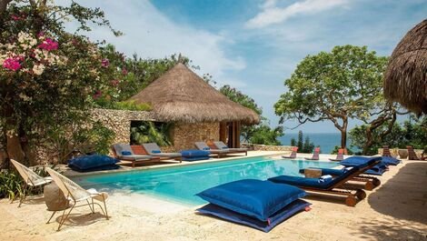 Car050 - Bela villa com piscina infinita, Ilha Tierra Bomba