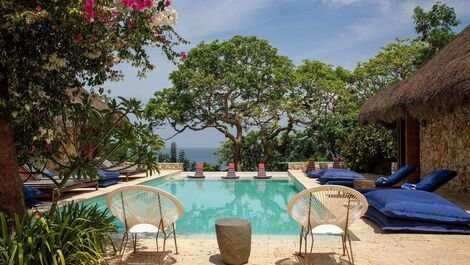 Car050 - Bela villa com piscina infinita, Ilha Tierra Bomba