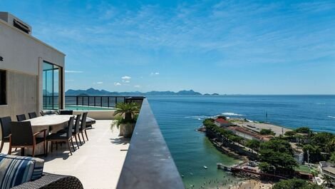 Rio001 - Luxury beachfront penthouse in Copacabana