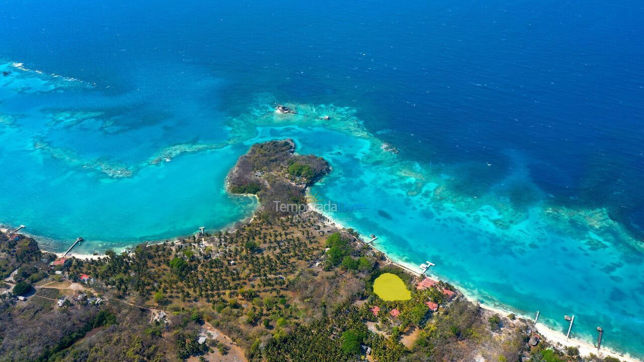 Casa para alquiler de vacaciones em Cartagena de Indias (Islas Del Rosario)